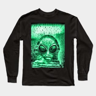 Funny Retro Alien Sphinx Vintage Sci-fi Space Planet X Long Sleeve T-Shirt